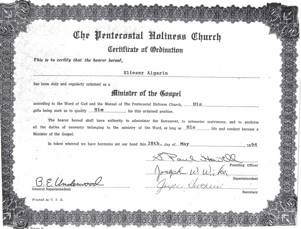 Certification 1
