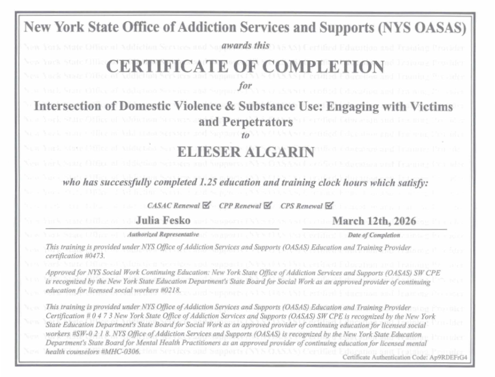 Certification 6