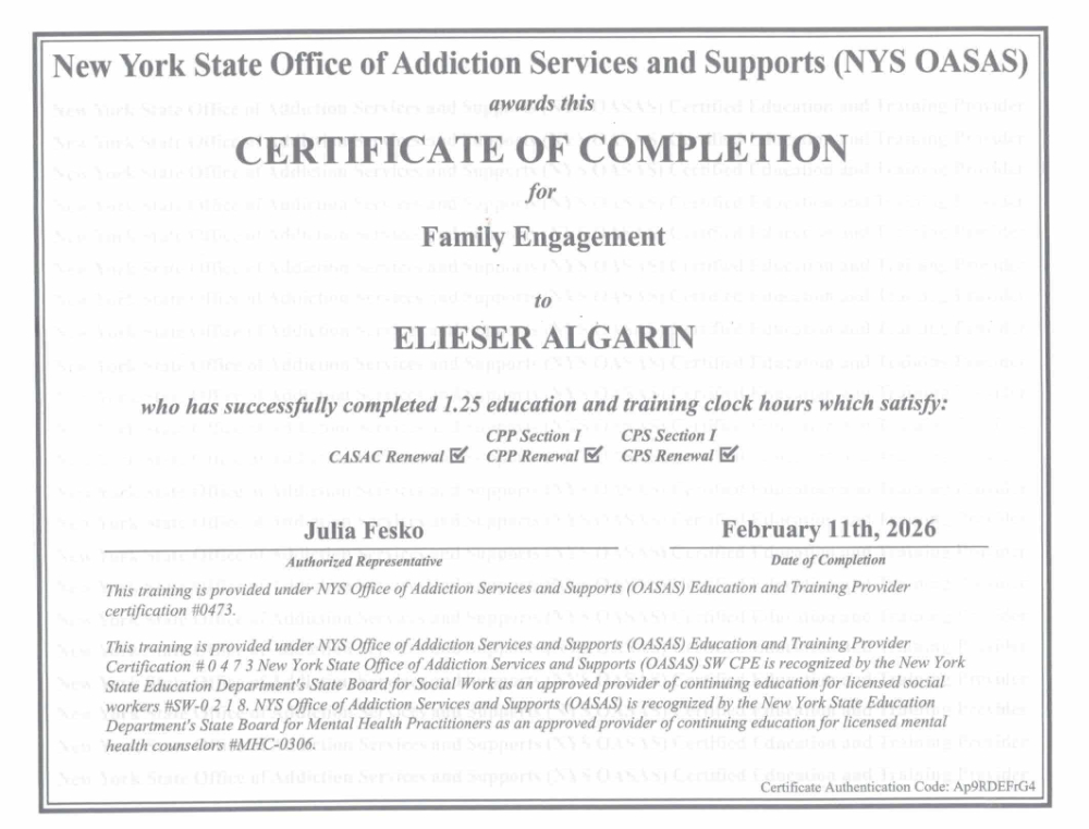 Certification 7