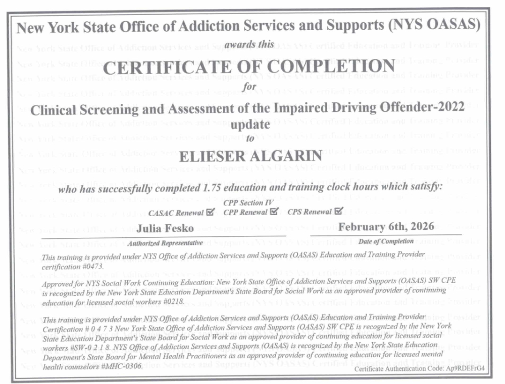 Certification 10