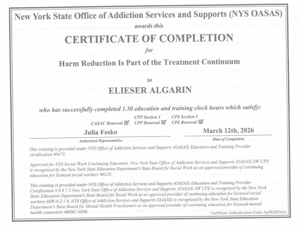 Certification 15