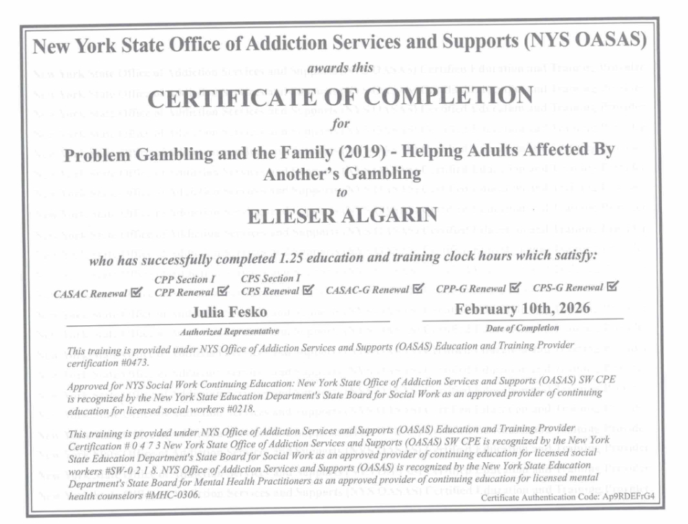 Certification 20